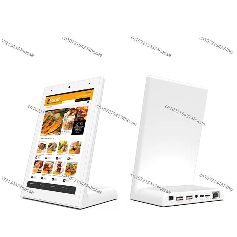 New Restaurant Desktop Tablet Stand WiFi Small Screen 8 inch Android Digital Menu Video Advertising Panel Display AD Player