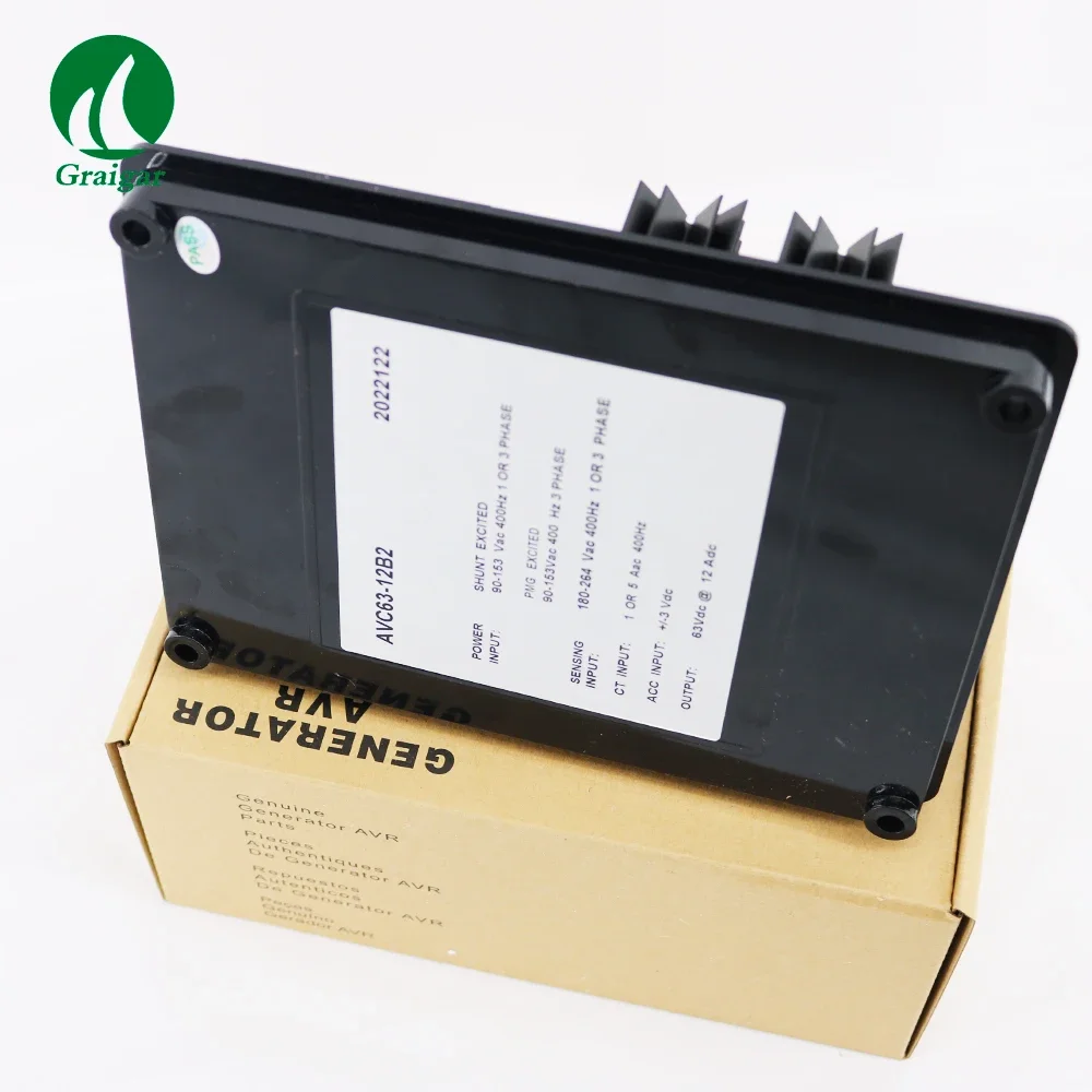 2026 AVC63-12B2 AVR 400Hz Diesel Engine Automatic Voltage Regulator Generator Part