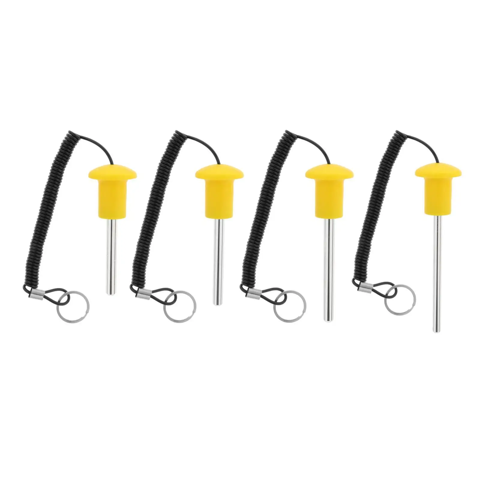 Steel Detent Weight Pin for Gym Stack Machine Cable Crossover with Durable Plastic and Chrome Material for Home Fitness