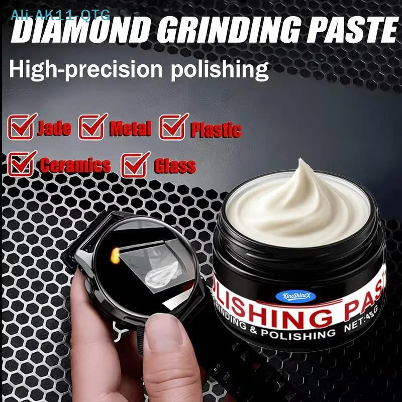 NEW 45g Diamond Polishing Paste Multipurpose Grinding Fluid Metal Jewelry Glass Ceramic Jade Stainless Steel Shining