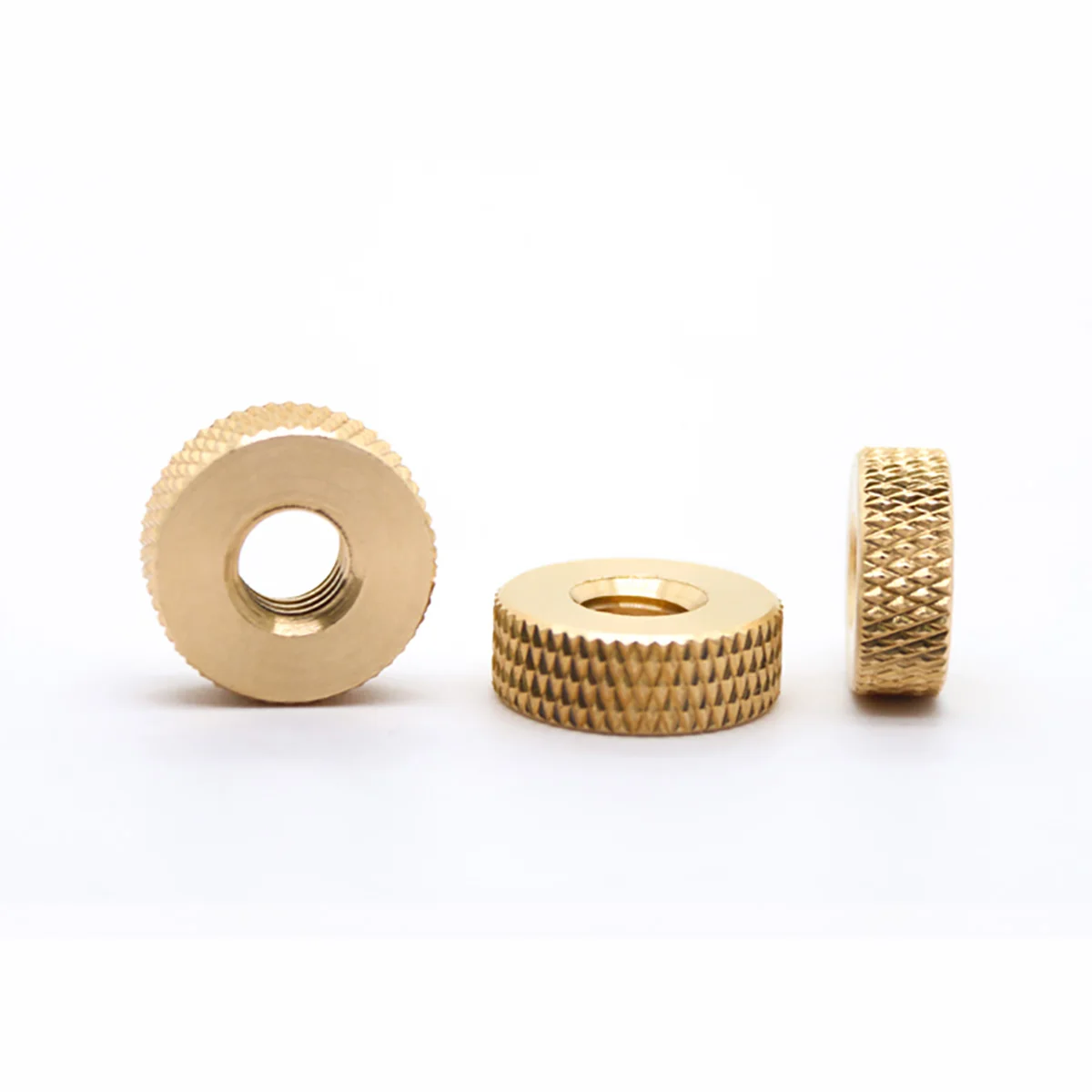 

M3-M6 Brass Knurled Hand Nut / Mesh Nut