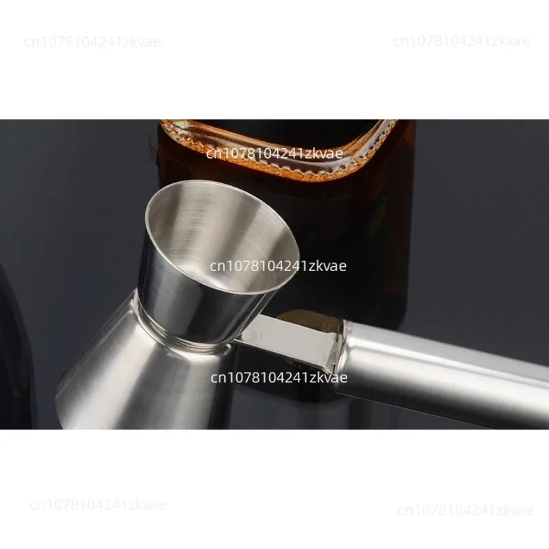 Double Stainless Steel Bar Cocktail Jigger with Handle Eco-Friendly Metal Bar Tool Set