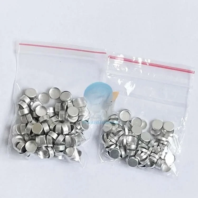 Sartenes TGA y DSC para sartenes de muestra de aluminio SETARAM (crucibles) de 6,7*3mm con tapa 100 unids/pack