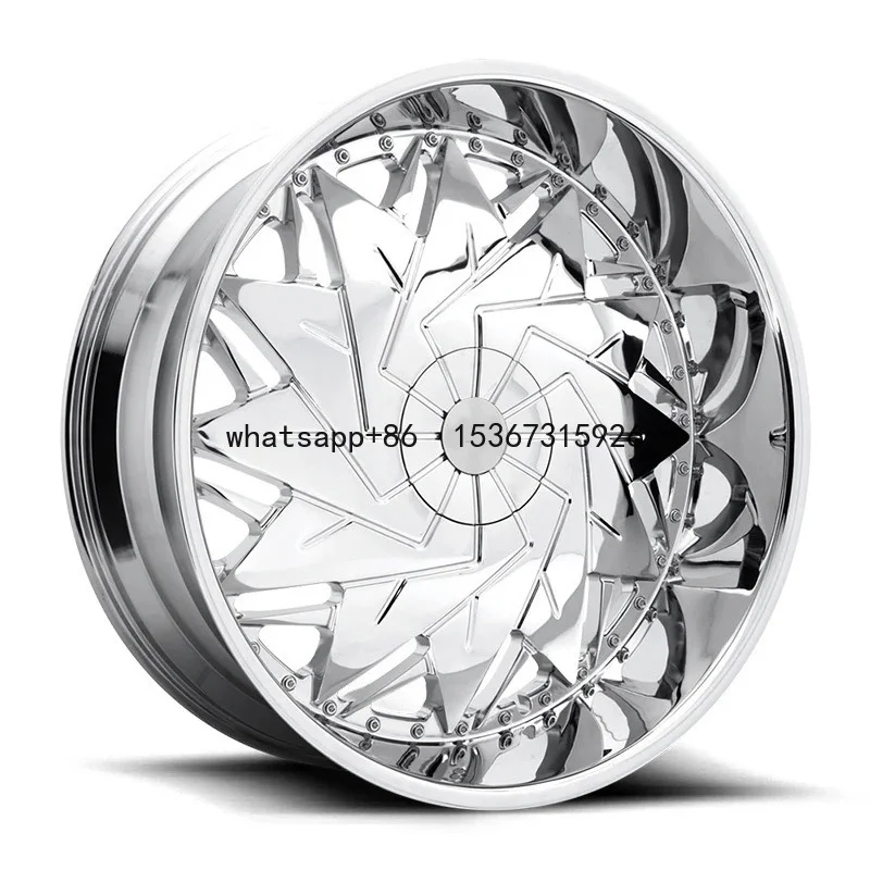 

2-piece Deep Dish Forged Wheels 18 19 20 21 22 23 24 26 Inch Custom Design Chrome Aluminium Alloy Forged Rims For Jeep