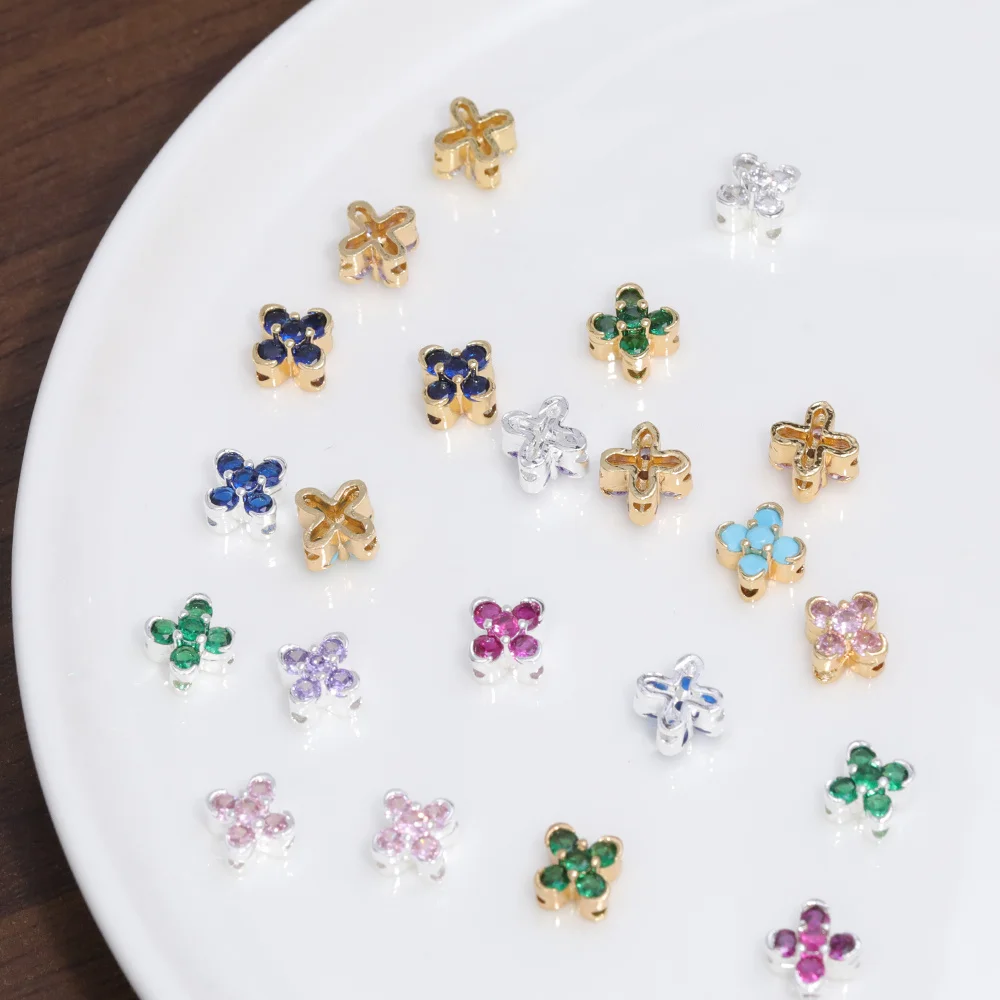 

Cordial Design 100Pcs 8*8MM DIY CZ Bracelets Accessories/Hand Made/Genuine Gold Plating/Jewelry Findings & Components #194784