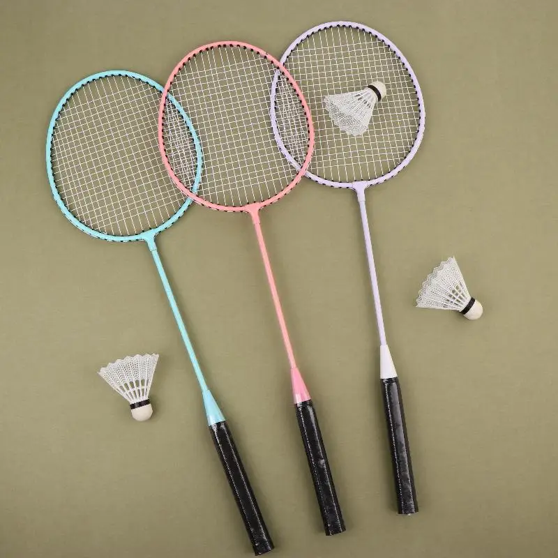 

1Set Beginners Badminton Professional Training Durable Leisure Sports Racquet Durable Badminton Racket Set