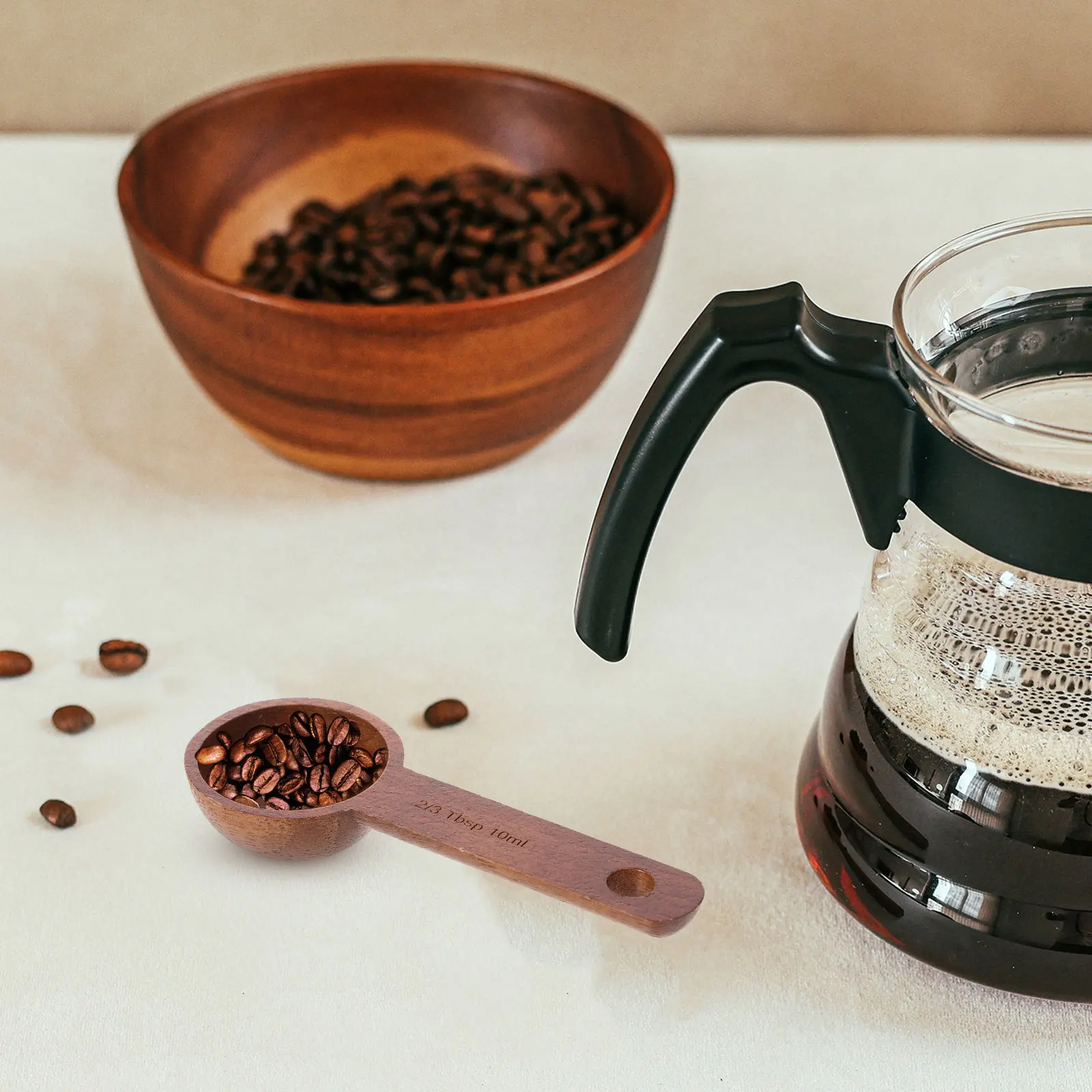 

Multi Function Wooden Measuring Spoon Household Coffee Scoop Coffee Powder Bean Scoop Convenient Kitchen Tool Wood Measure Spoon