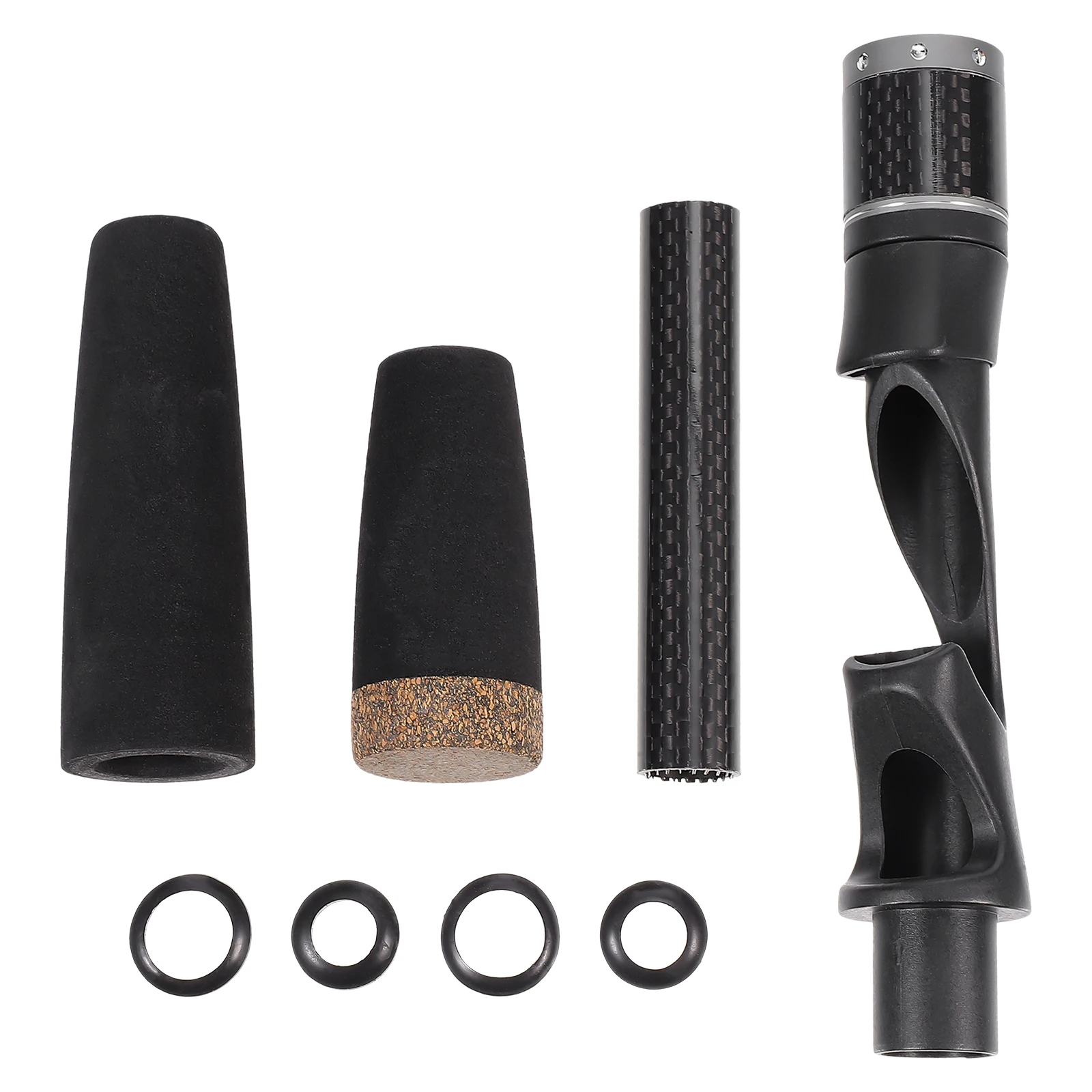 

1Set Fishing Rod Handle Grip Reel Seat Kit Hollow Lightweight Durable for Sea Freshwater Fishing Accessories DIY Rod Building