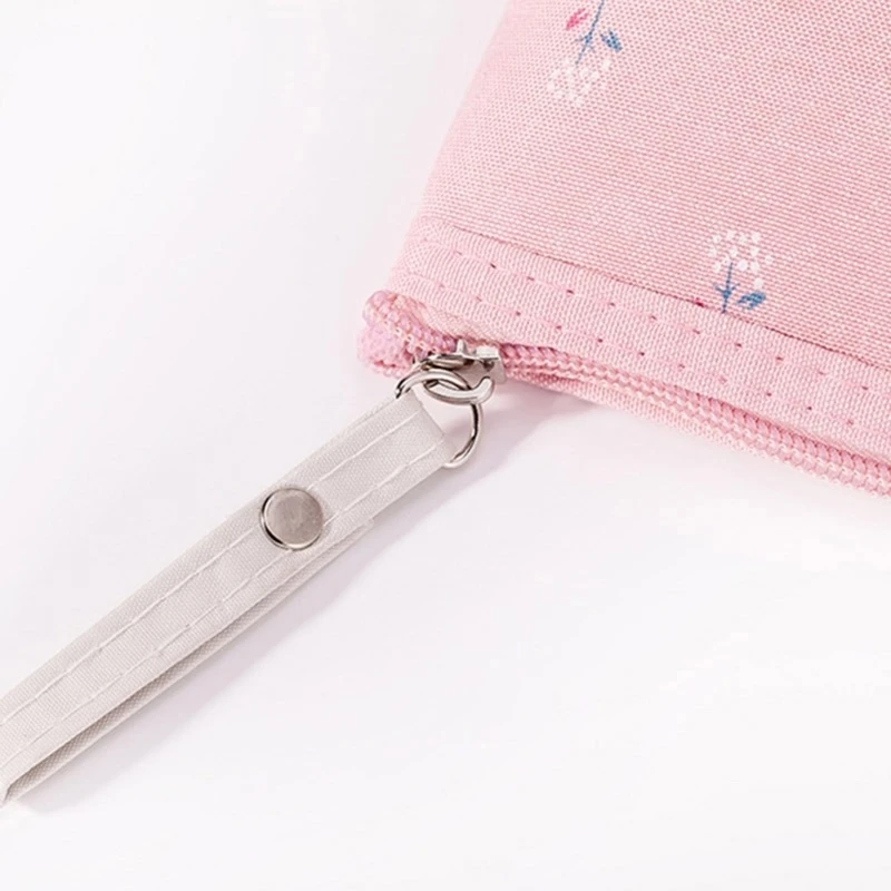 Водонепроницаемая косметичка-карандаш, канцелярская сумка, пенал с цветочным принтом, косметичка, органайзеры для стола, сумка