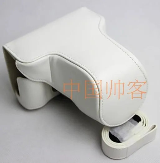 بو الجلود كاميرا حالة حقيبة قبضة حزام ل فوجي فيلم فوجي X-A7 X-A5 XA7 XA5 XM1 XA10 XA20 16-50 مللي متر 18-55 مللي متر عدسة