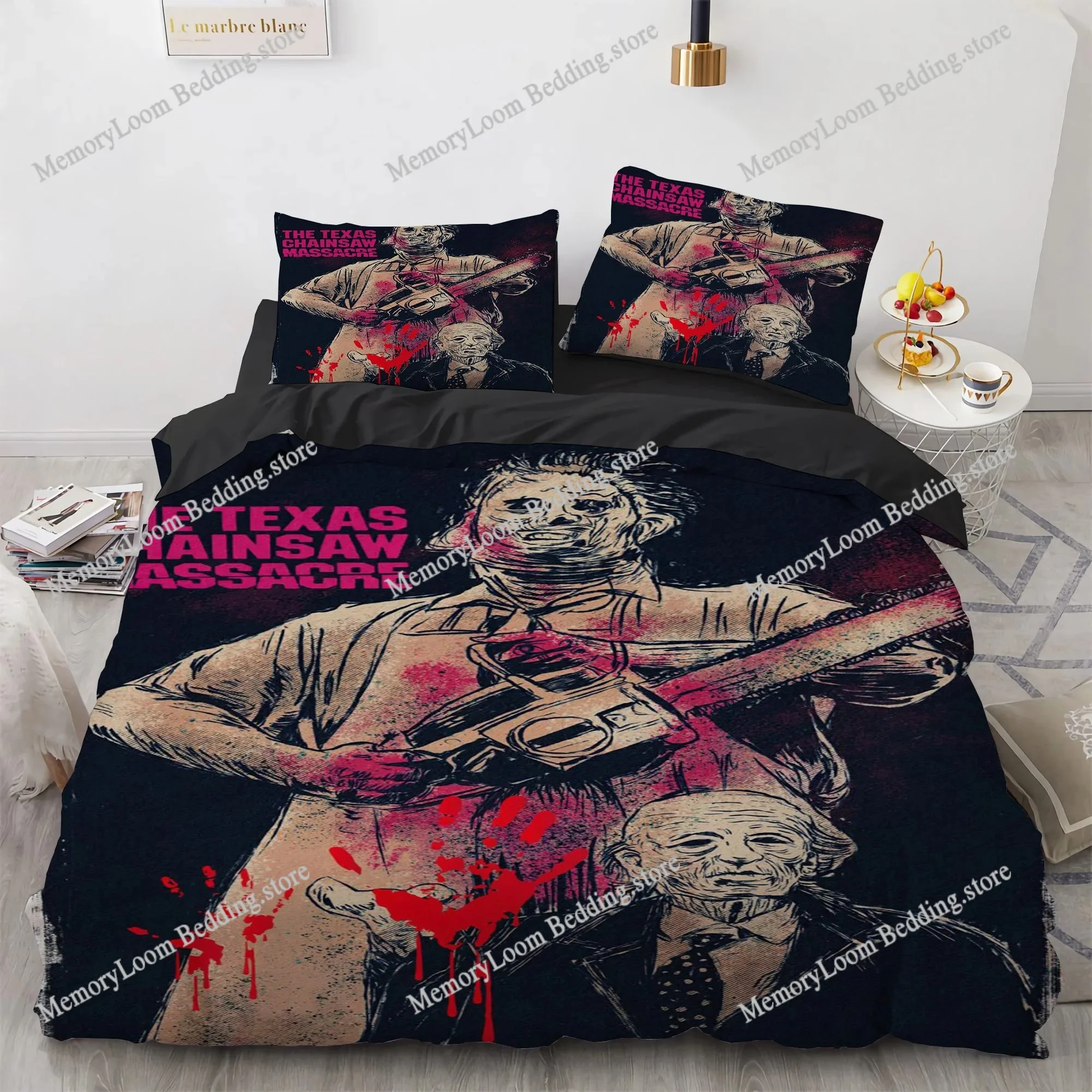 3D Printing Trendy Soft Resident-Evil Game Bedding Set Duvet Cover Pillowcase Comforter King/Queen Size Boys Adult Bed Set view 4