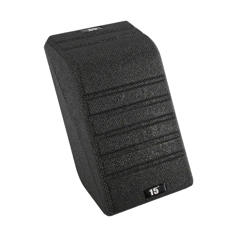 A07T-Professional Yoga Wedge Equipment 2PCS Squat Wedge Block Non Slip For Calf Raise Slant Board Ramp For Squats Black