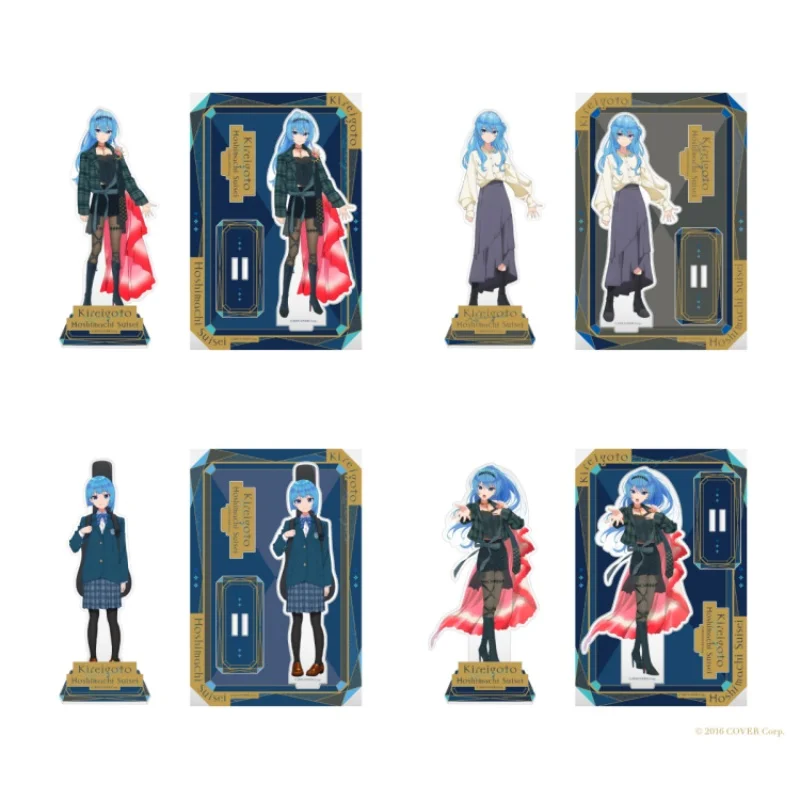 Hololive Virtual Idol Hoshimachi Suisei Private Clothing Style Acrylic Stand Model Plate Keychains Bedroom Decoration