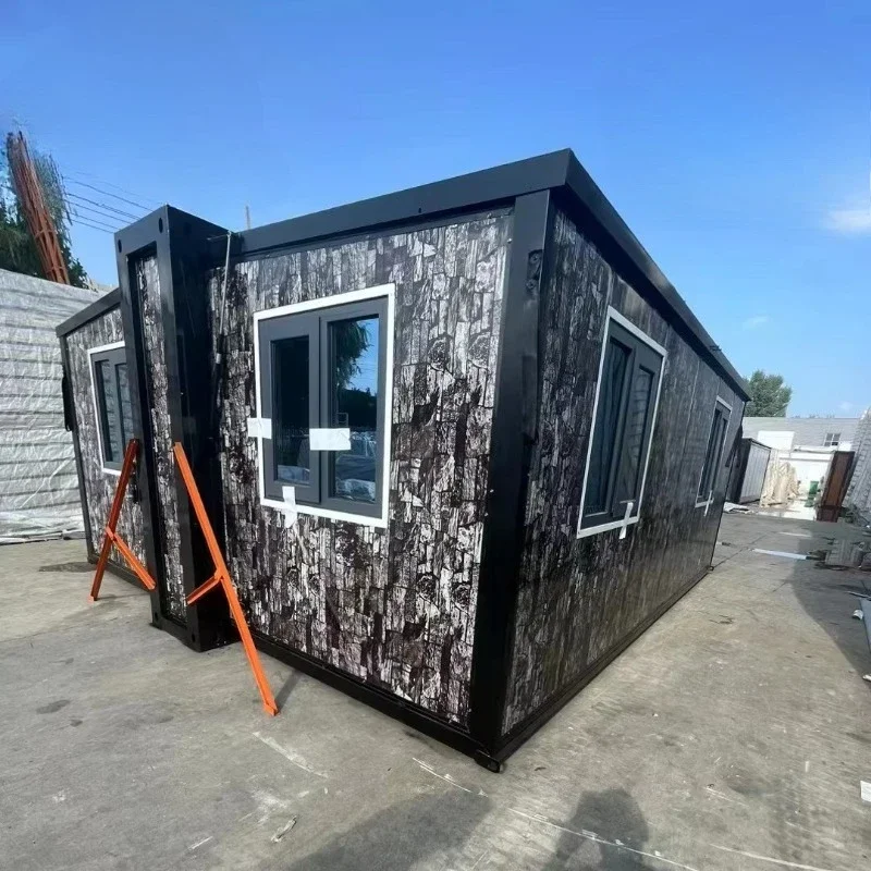 20ft Slide Out Expandable Folding Low Cost Prefabricated Portable Modular Prefab Container House Homes