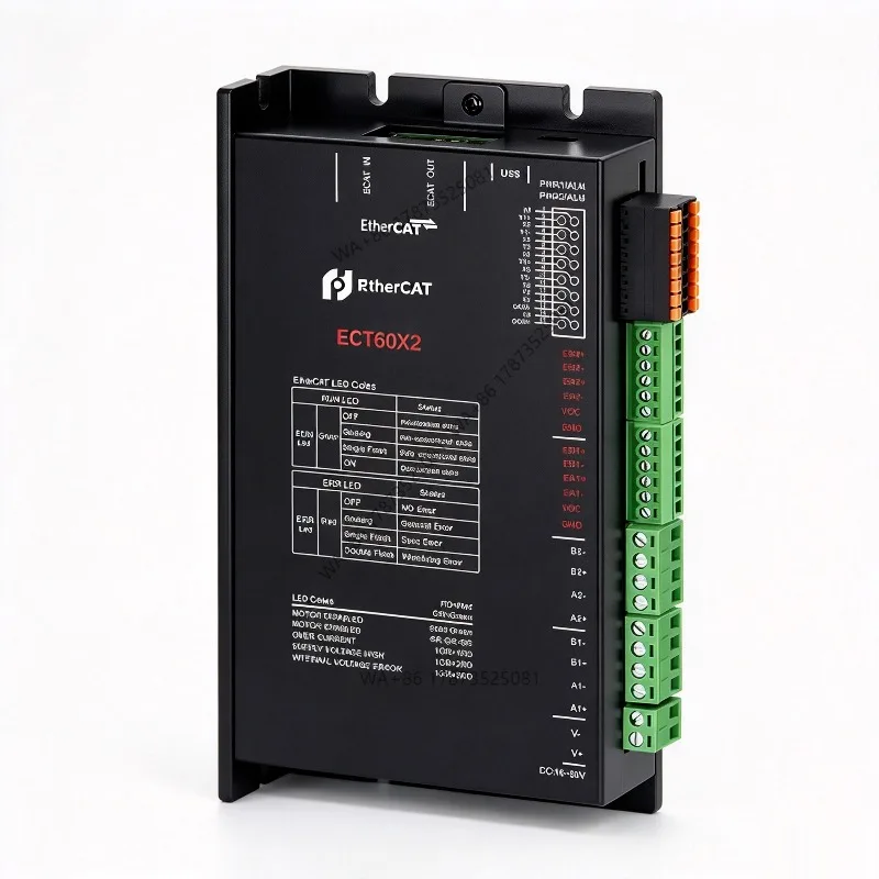 EtherCAT ECT60X2 Nema 23 Closed Loop Stepper Driver Two in One Fieldbus Servo Stepper Motor Driver
