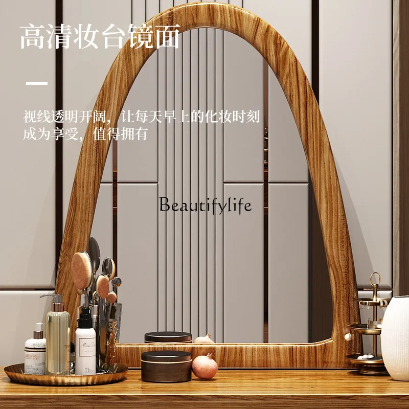 02 ls 18Ebony dressing table and chair combination new Chinese bedroom with mirror dressing table