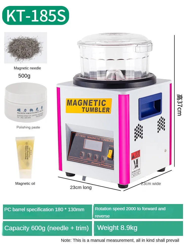 Magnetic Polishing Machine Grinding Machine, Gold, Silver, Copper Stainless Steel Accessories Deburring Chamfer Polishing