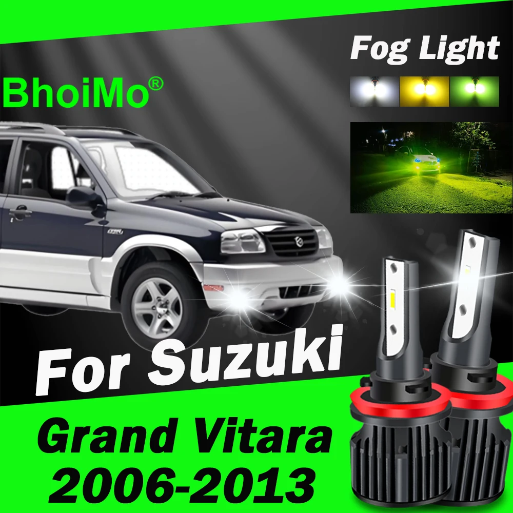 

BhoiMo Led Lamp For Suzuki Grand Vitara 2006 - 2013 2007 2008 2009 2010 2011 2012 Front Fog Light Bulb