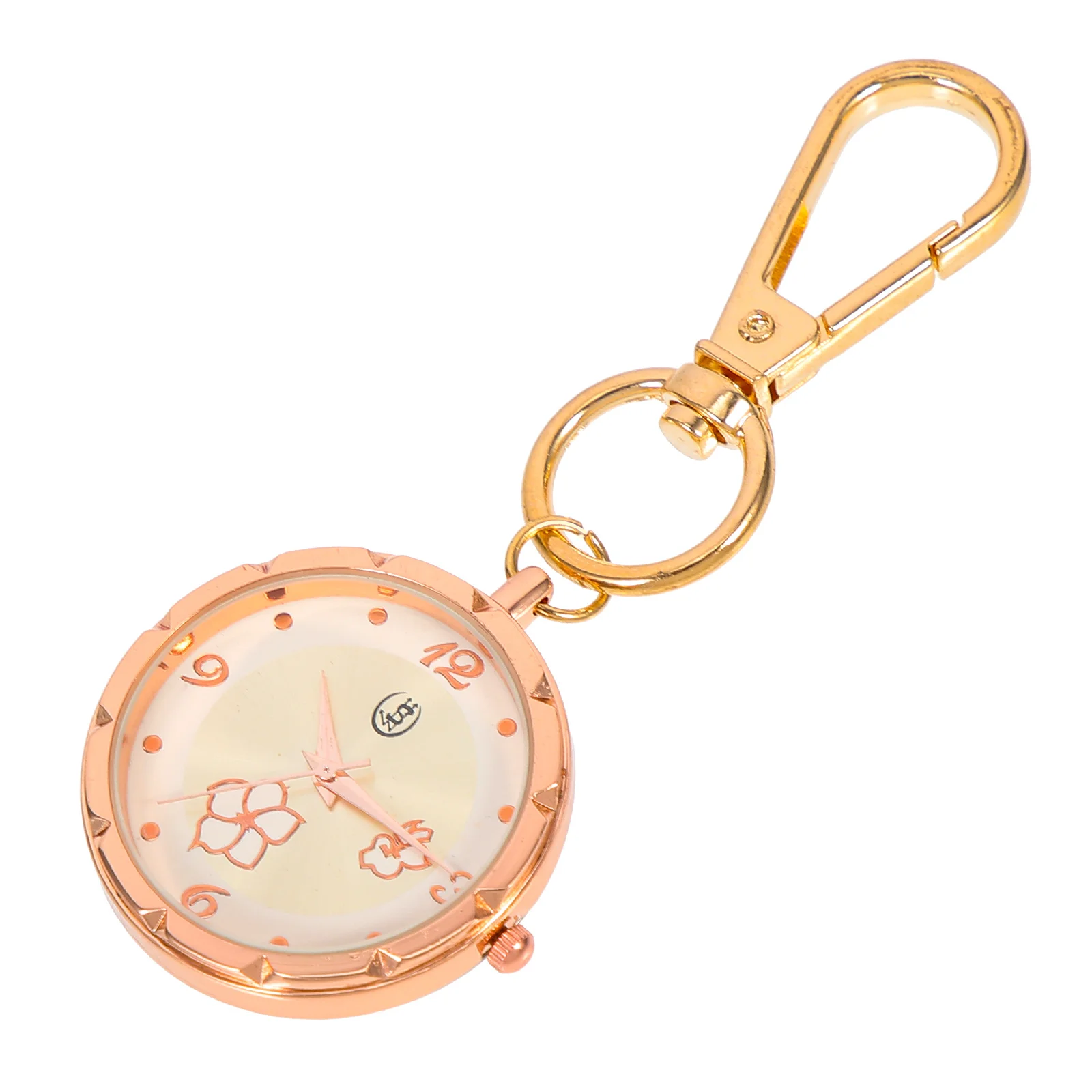 

Nurse Watch Key Buckle Pocket Watch Precise Timing Lightweight Decoration for Medical Coats Tunic Nurse Watches for Women