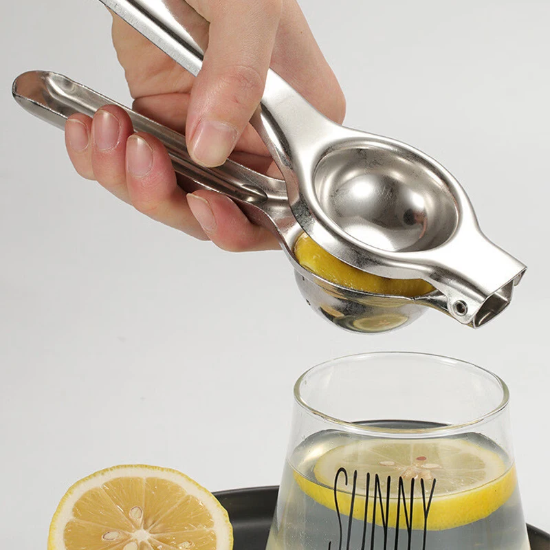 2026 Upgrade Manual Citrus Juicer 304 Stainless Steel Lemon Orange Press Efficient Hand Squeezer Extractor for Kitchen Home Use view 5