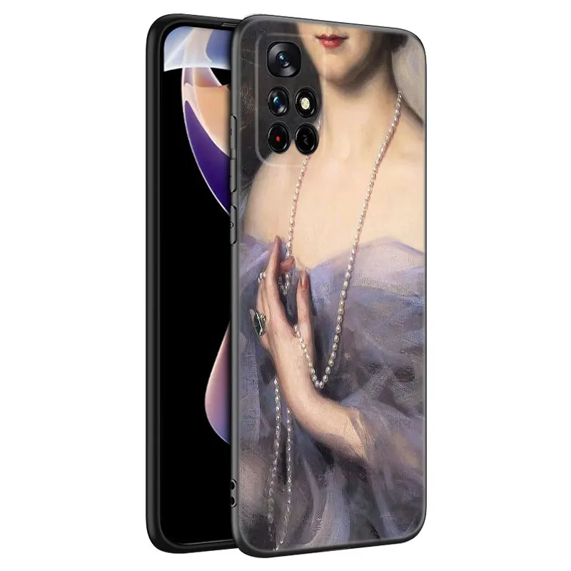 The Birth Of God Phone Case For Xiaomi Redmi Note 8 9 10 11 11E 11T 11S 12 Pro 4G Plus 5G 8T 9S 10S 12S Black Silicone Cover