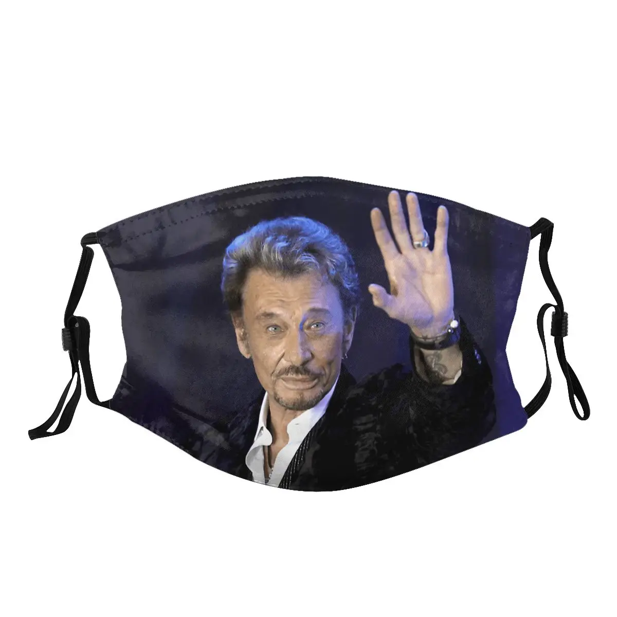 

Anime Johnny And Hallyday Mort Activated Carbon Filter Mask Funny Novelty R337 Domino