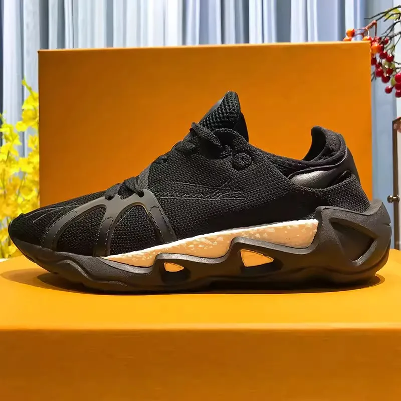 

New Luxury Men Sneakers Breathable Mesh Lace-up Outdoor Sports Shoes Youth Casual Running Shoes Zapatos Trainers