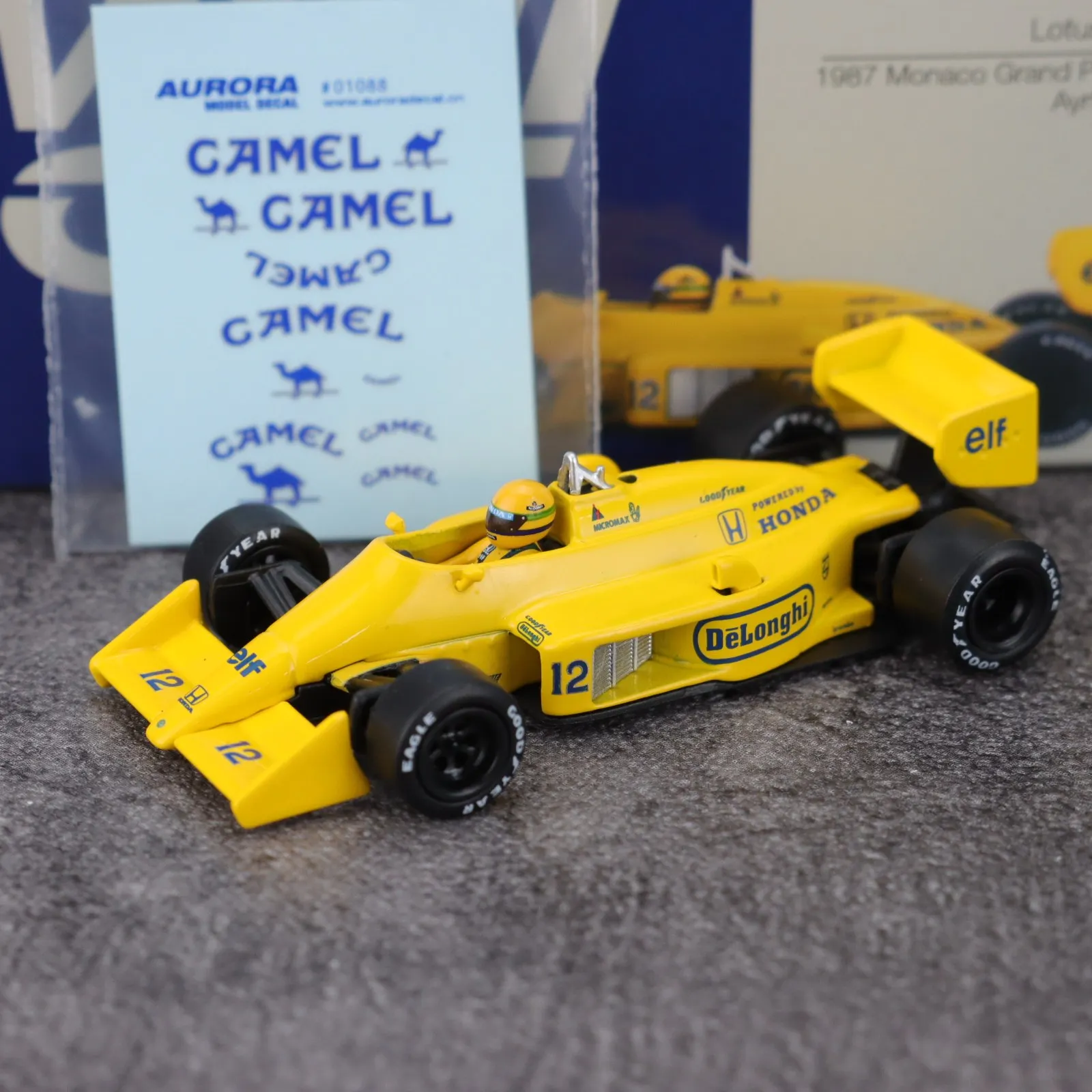 MINIGT 1/64 Lotus 99T # Металлическая модель автомобиля Ayrton Senna 1987 года, победитель Гран-при Монако, MGT01088-CH, игрушка для детей, для мальчиков