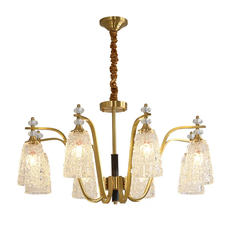 

American, all copper, living room, chandelier, high-end, vintage, bedroom, dining room, French