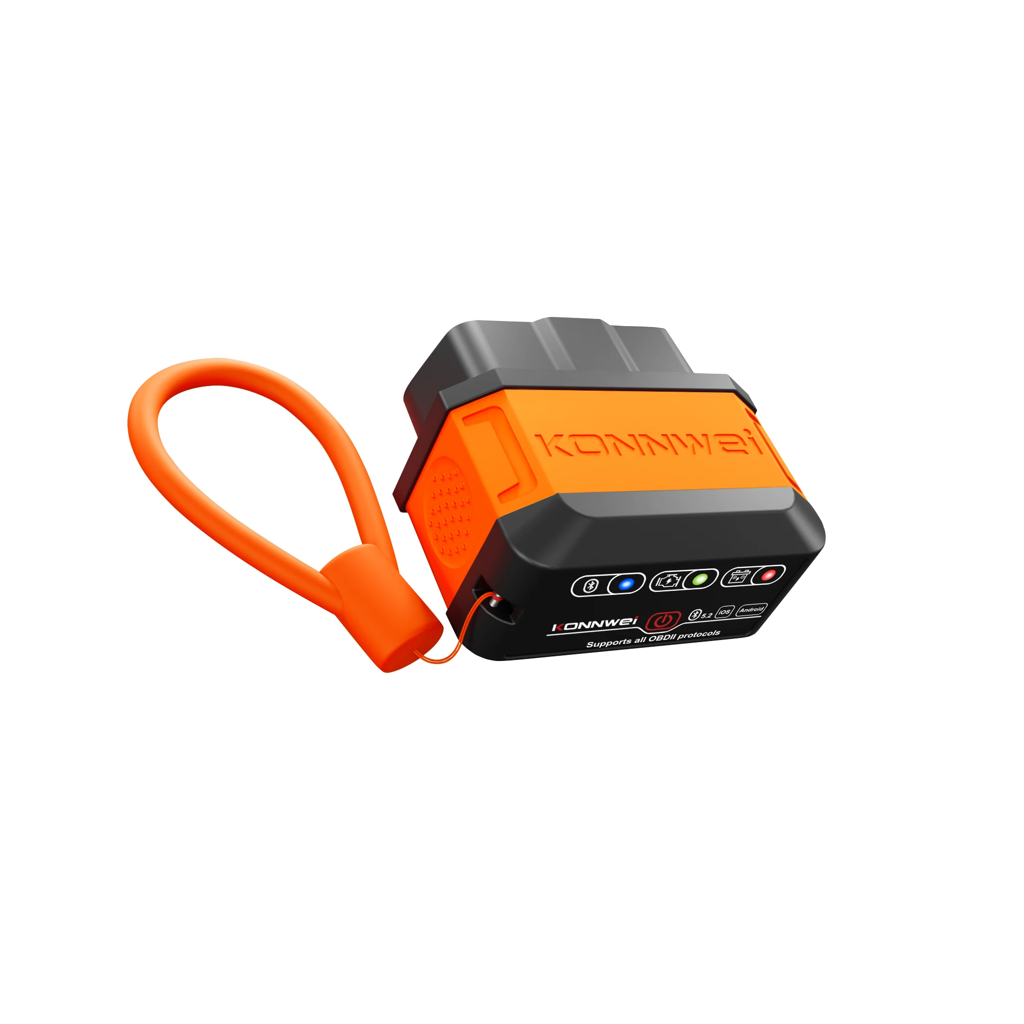KONNWEI KW906 ELM327 V1.5 OBD2 Scanner Bluetooth 5.0 für Android/iOS ELM 327 OBD 2 Auto-Diagnosegerät Codeleser Pic18F25K80 – Detail 3
