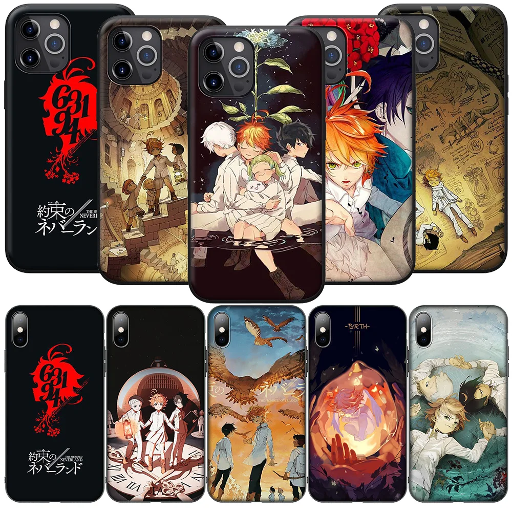 H-163 The Promised Neverland Anime Case for Samsung Galaxy A55 A53 A52 A51 A21S A21 A22 A24 A25 A13 A12 A05 A05S