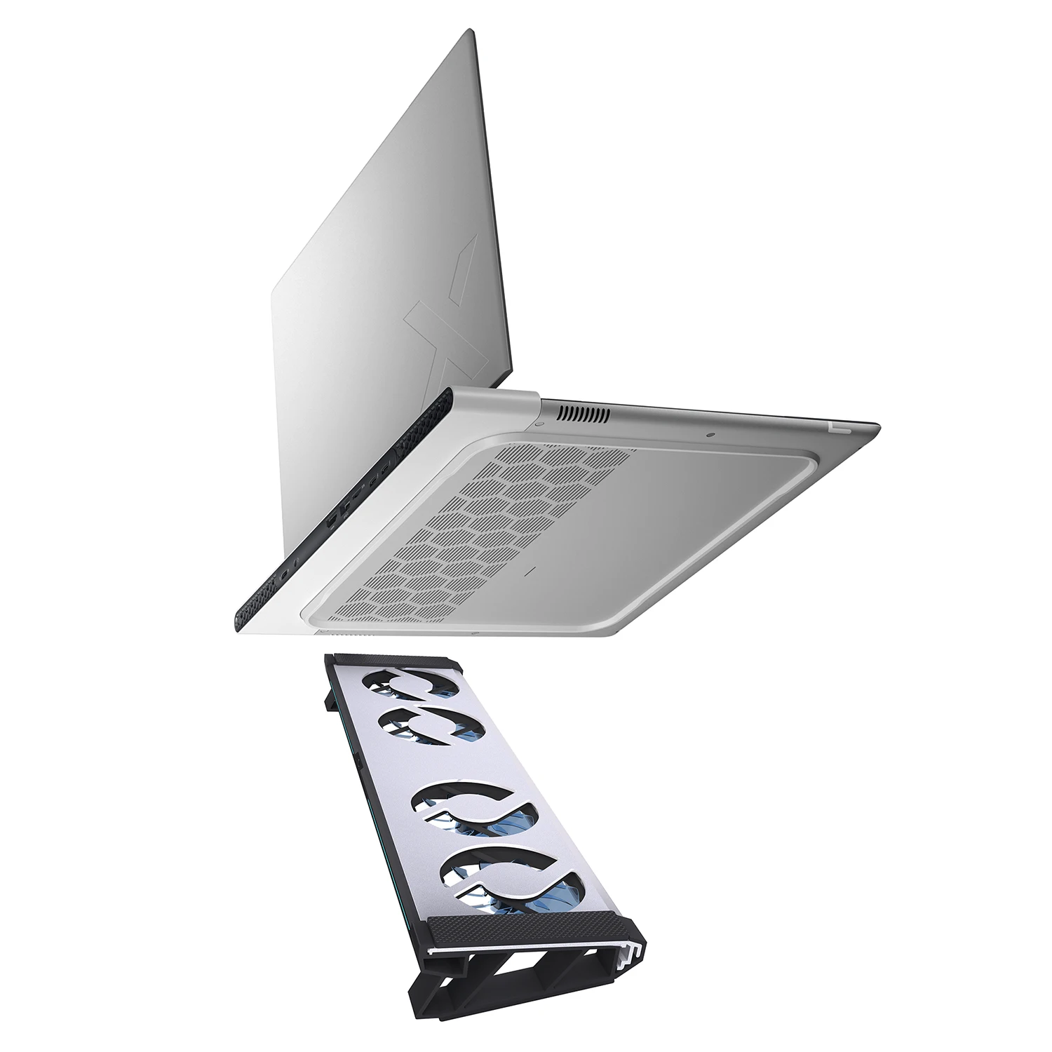 Imagem -02 - Rgb Smart Gaming Laptop Cooler Almofada de Resfriamento para Alienware X14r1 X14r2 X16r1 X16r2 M16r1 M16r2 M18r1 M18r2 Xps15 Xps17
