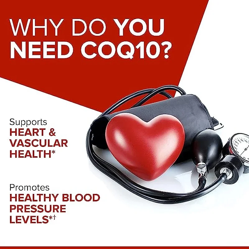 Coenzyme Q10 - a stable, highly absorbable form - supports energy production and promotes overall health.