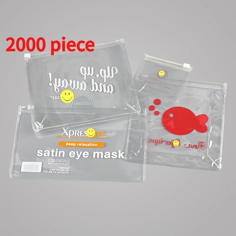 

20 00piece.Custom.Custom Small Jewelry Packaging Zip Plastic Bag Matte Cute Zipper Bag Earring Reusable Logo PVC