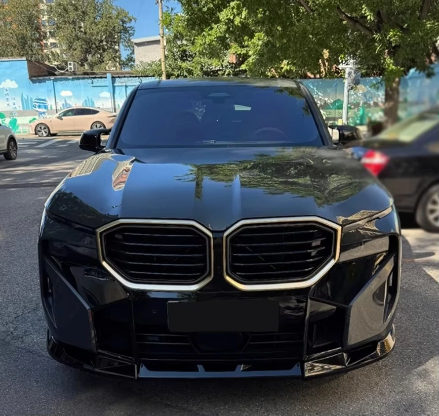 Top Ranking Tuning M-Style Body Kit for XM Front Lip Rear Diffuser Side Skirts Top Wing Glossy Black Aerokit High Fitment