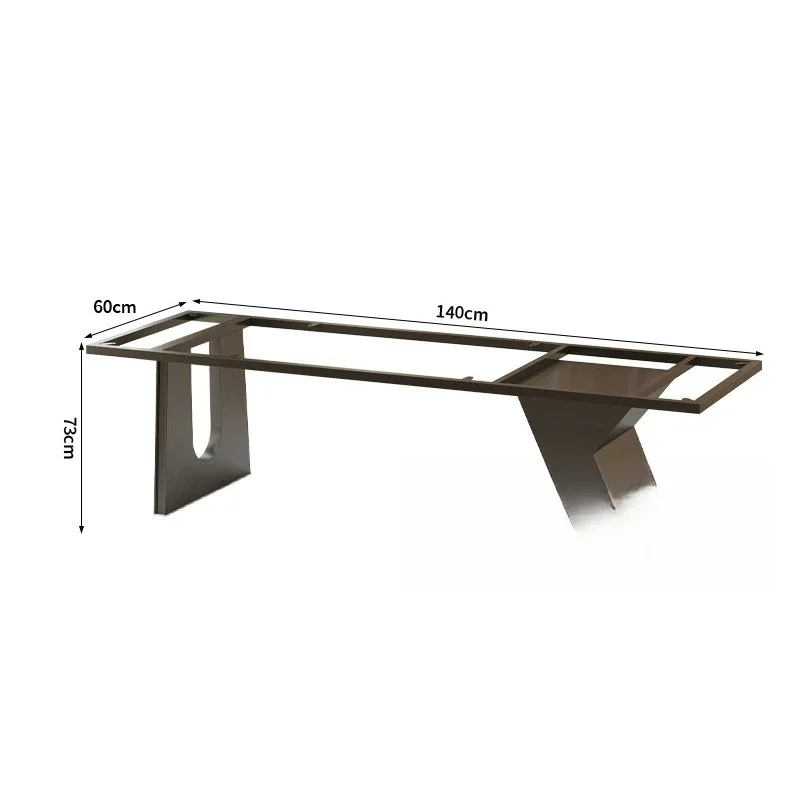 Metal table legs Solid wood large board table feet, brackets, slate marble desk