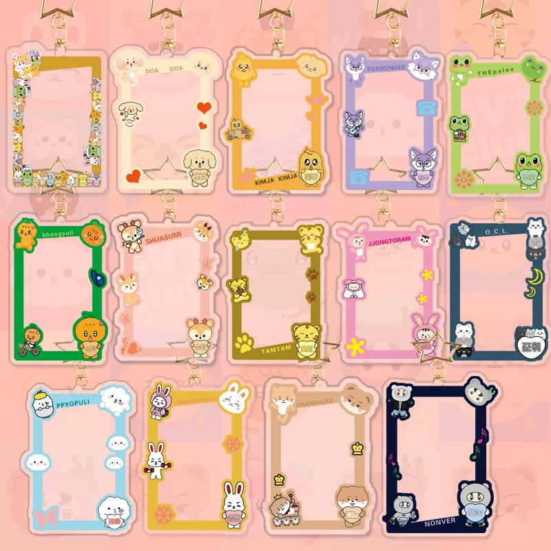 Kpop Acrylic Photocard Holder Keychain S.COUPS JEONGHAN JOSHUA HOSHI VERNON WONWOO WOOZI MINGYU SEUNGKWAN Love Name Card Cover