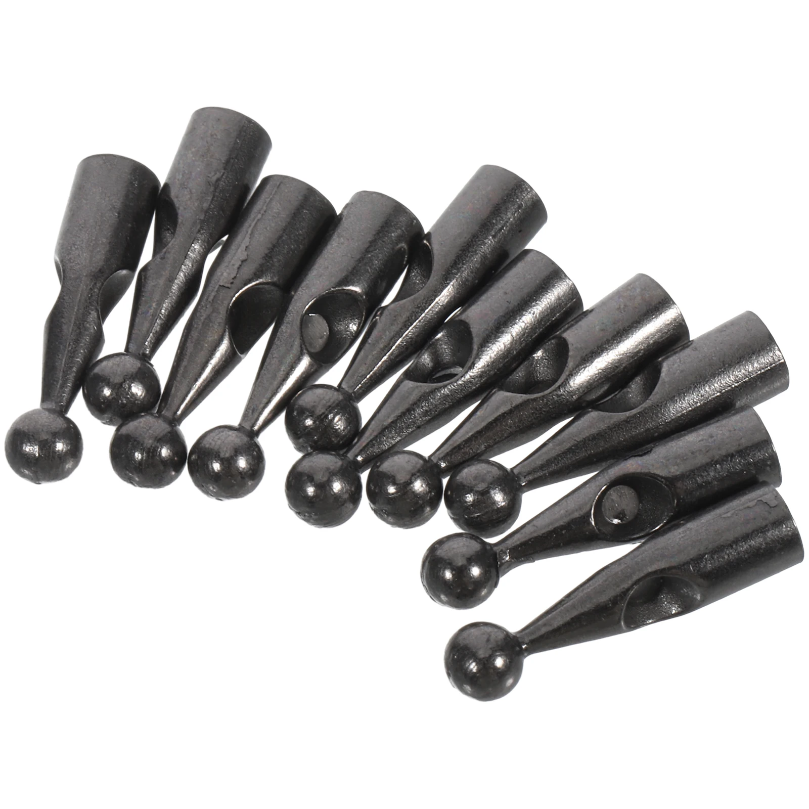 

10 Pcs Metal Umbrella Beads 4mm Hole Long Handle Durable Replacement Parts for Repair Sun Accessories Compatibility