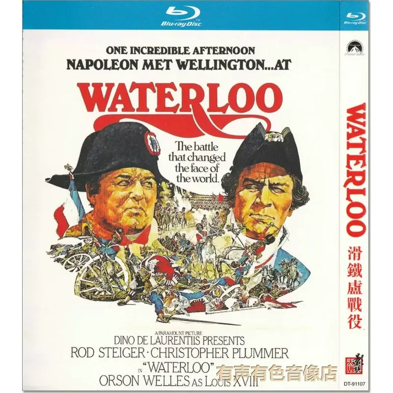 Genuine High Definition Blu-ray BD Disc Action History War Movie Battle of Waterloo 1DVD