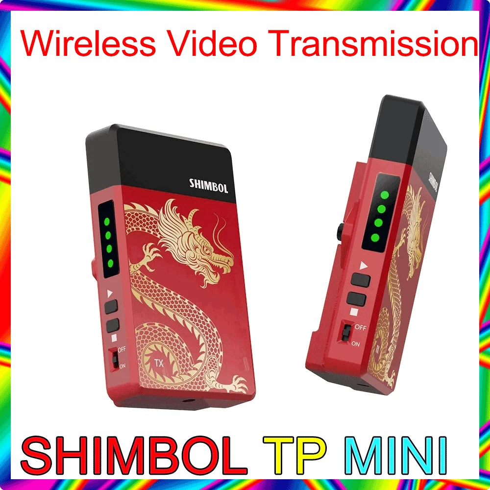 SHIMBOL TP MINI Wireless Video Transmission System 1080P HDMI-compatible Image Transmitter Receiver for Videographer Filmmaker