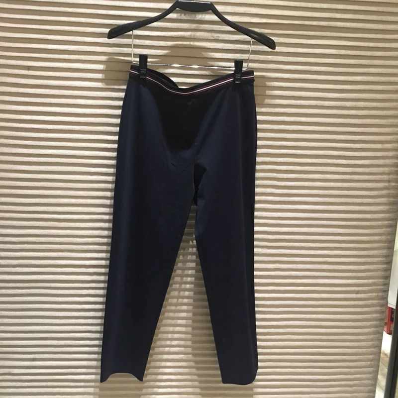 伸縮性のあるヨガパンツ レディース スポーツ サマーマスク ベースレイヤーパンツ 非対称 通勤 スレl ウエスト ポリエステル繊維