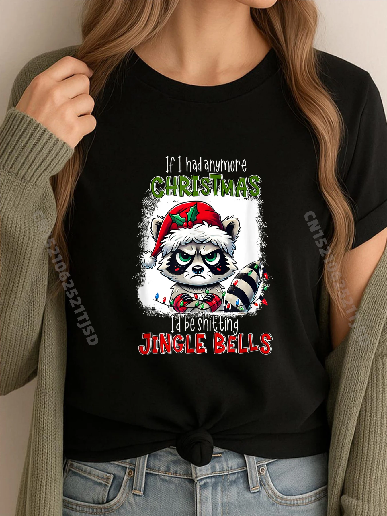 

If I Had Anymore Christmas Spirit I D Be Shitting Jingle Plain T Shirts Wholesale T Shirt Tops T-shirt England Style