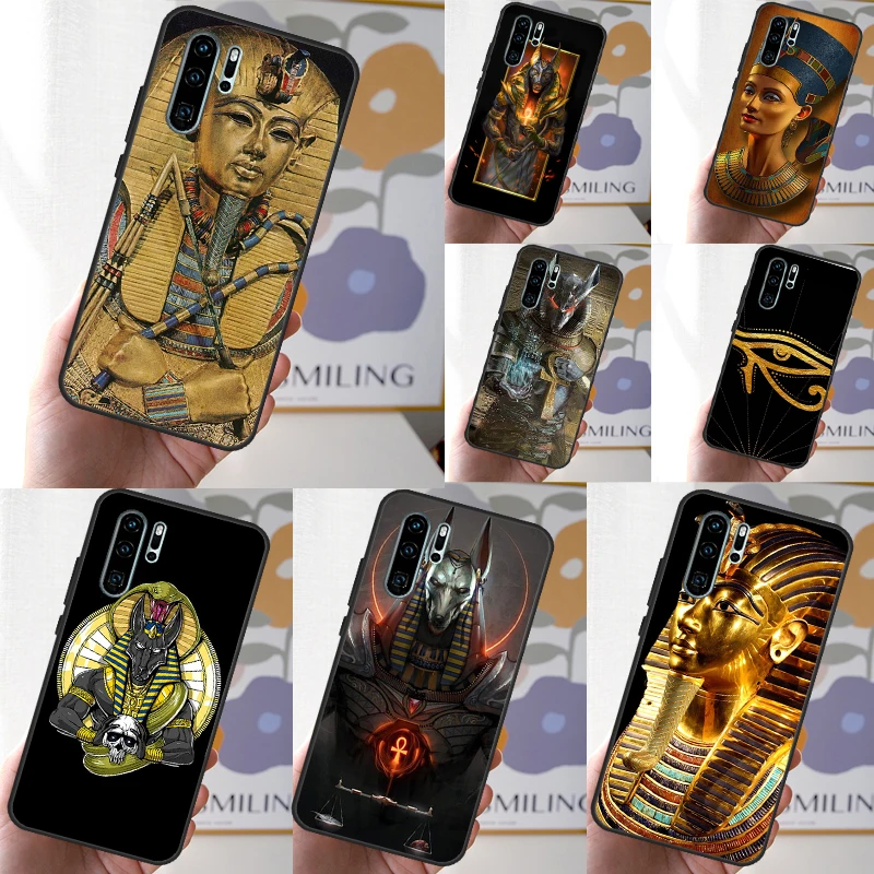 Egypt Nefertiti Anubis Ankh Case For Huawei Nova 11 Pro 10 9 SE 3i 7i 11i 5T Y60 Y61 Y70 Y90 Y91 P20 P40 P30 Lite Cover