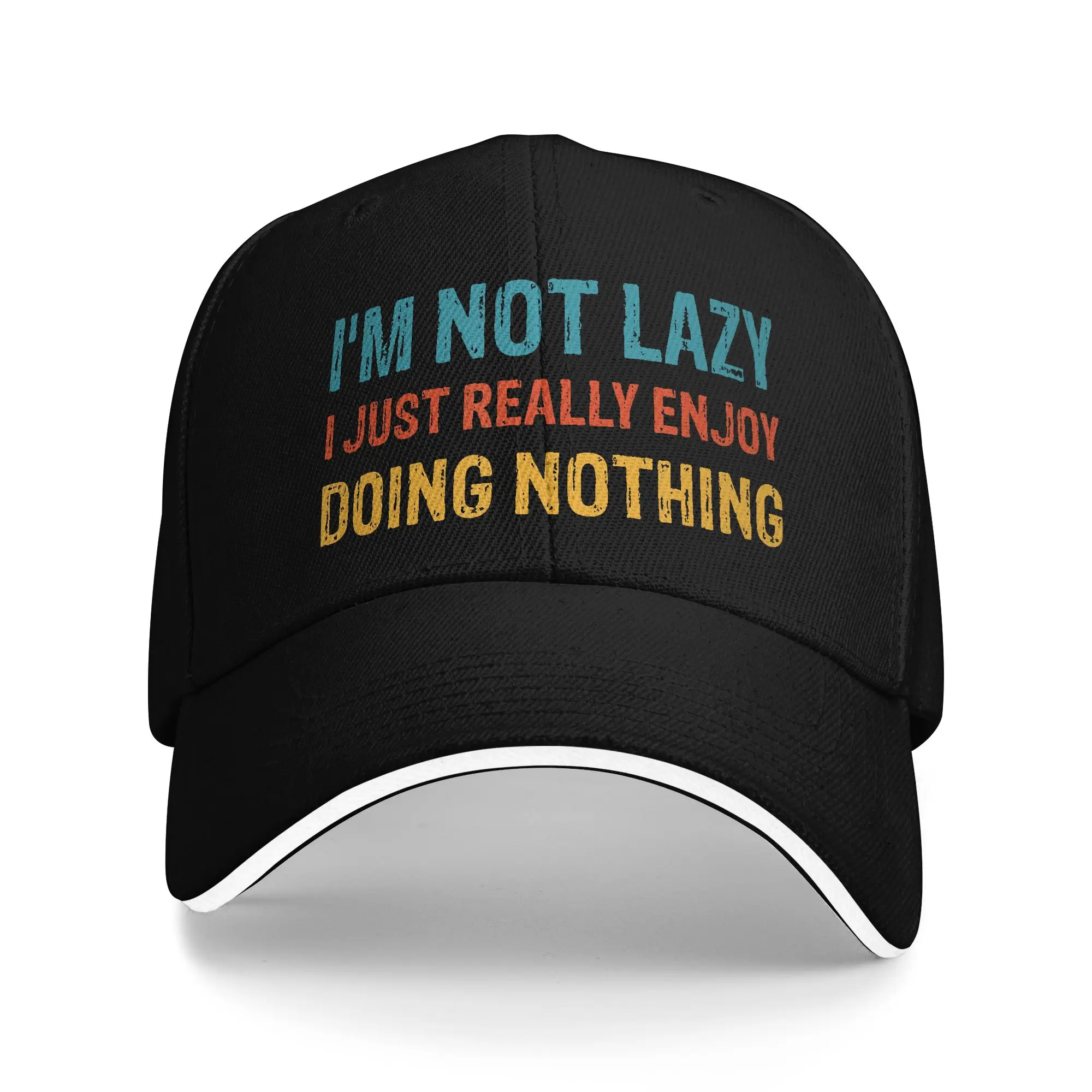 Summer New Baseball Caps I'm Not Lazy I Just Really Enjoy Doing Nothing Wear For Men Women Trucker Hat Vintage Cap Adjustable
