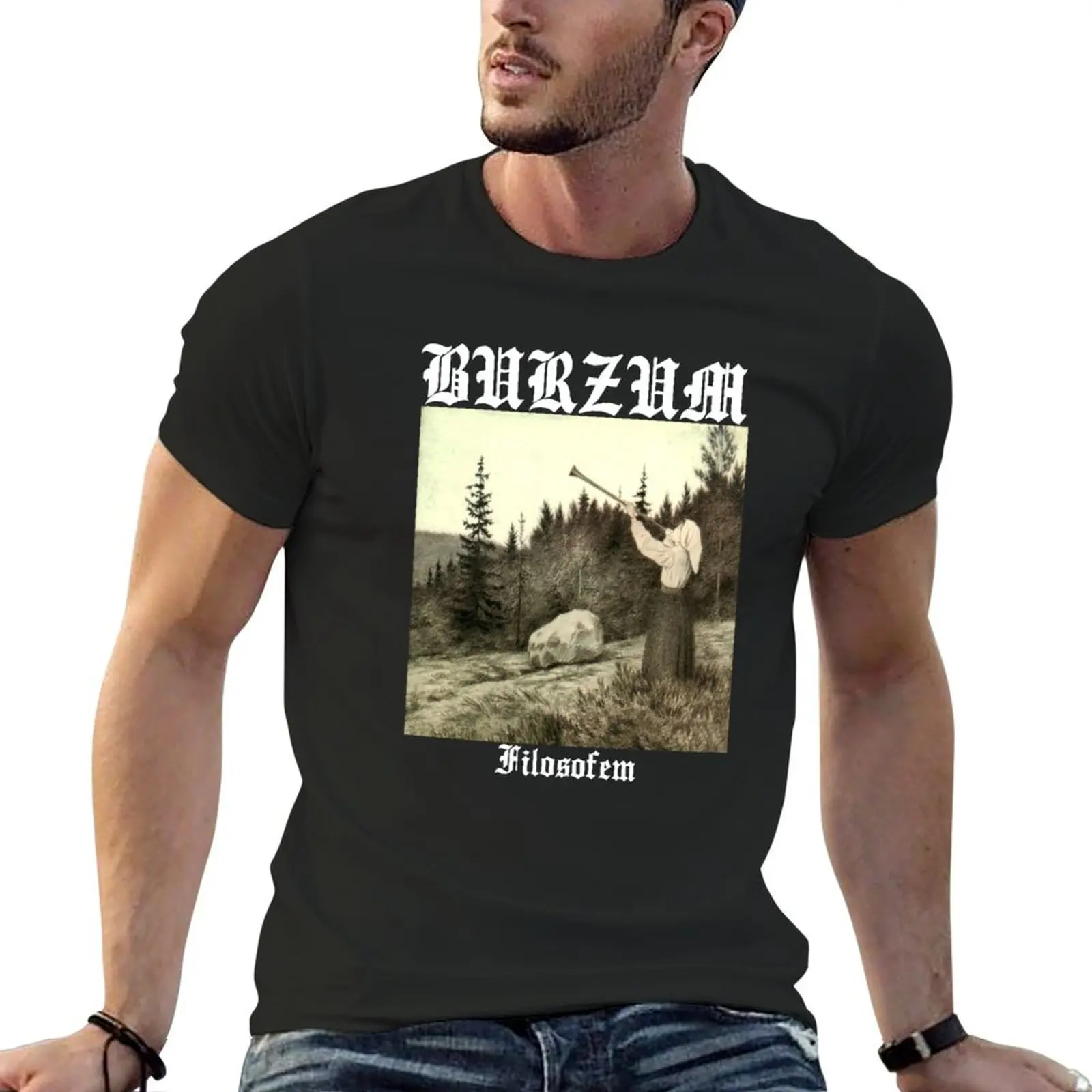 Búrzúm Filosofem T-Shirt korean fashion anime clothes tee shirts for men