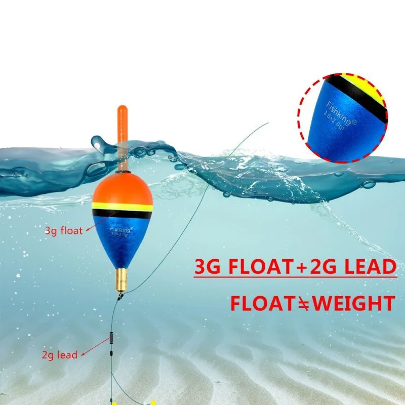 EVA Dual Color Electronic Float Silver Carp and Bighead Carp Float Sea Fishing Night Fishing Super Eye-catching High Buoyancy