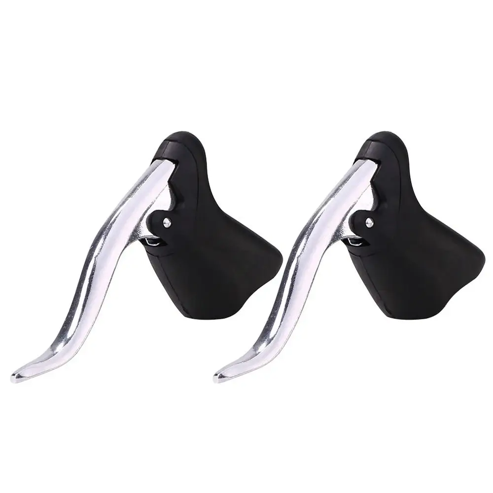 Alavanca de freio de bicicleta, 1 par de alumínio durável, alavancas de freio para guidão de bicicleta, acessórios de freio de mão