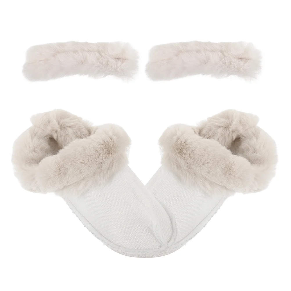 

Lined Clog Liners Thick Removable Furry Inserts For Winter Warmth Detachable Shoe Insoles Slipper Replacement