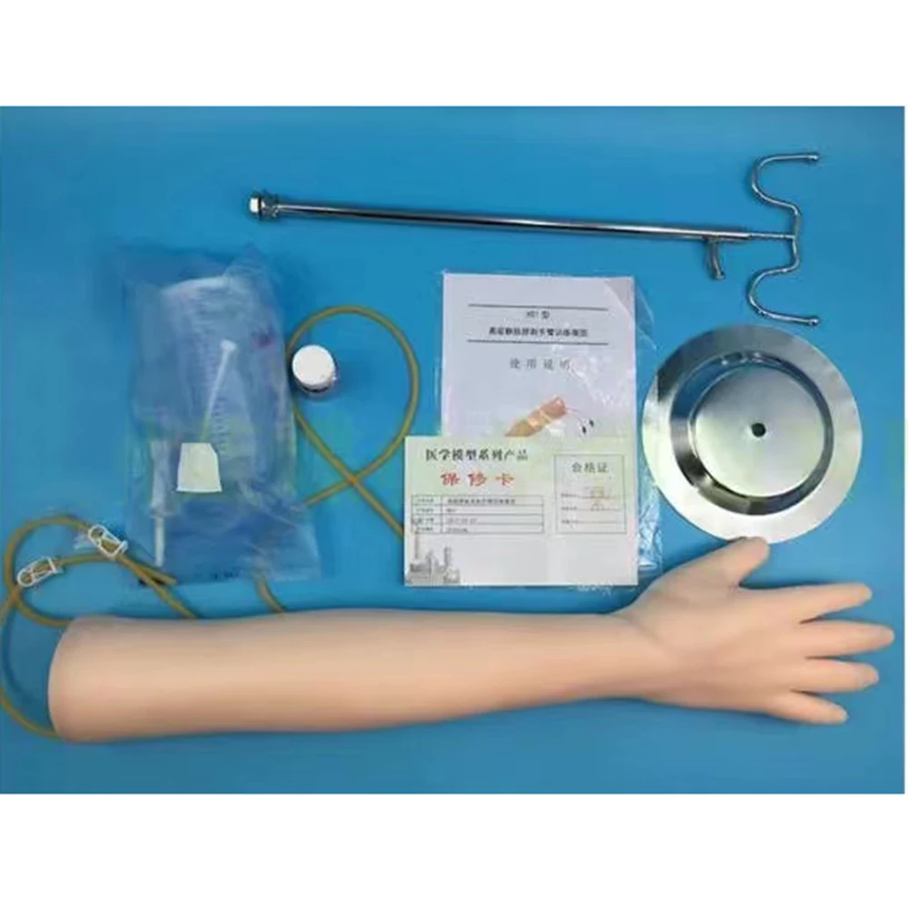 Life Size Anatomical Phlebotomy Venipuncture Practice Arm Anatomy Injection Practice Simulator Nurse Training Kit