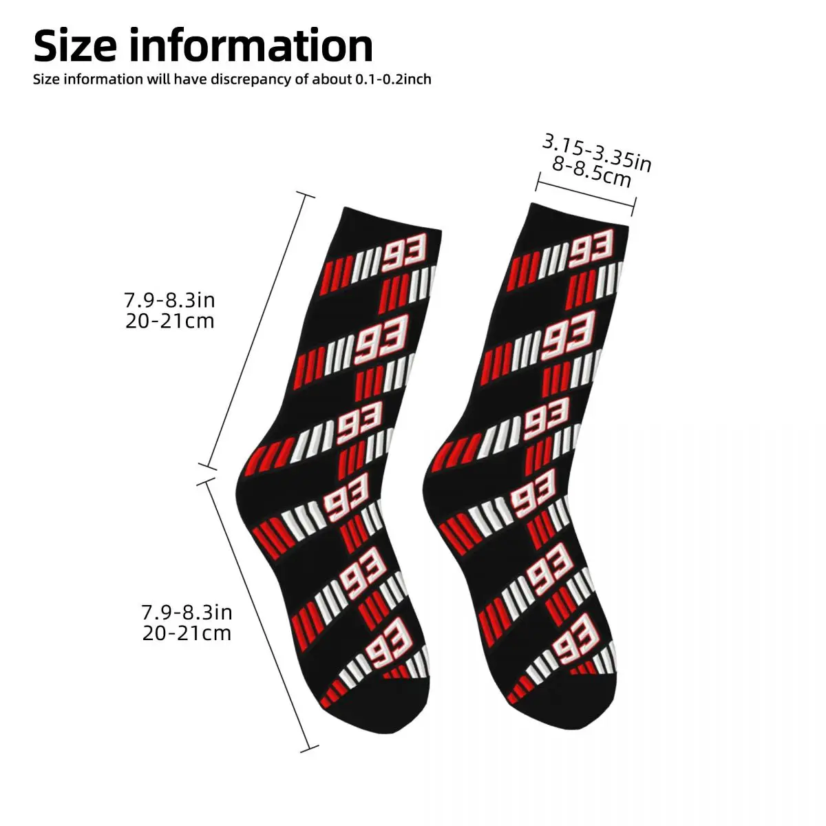 Marc marquez Motorcycle Racer 93 logo Men Women Socks Windproof Beautiful Spring, Summer, Autumn, and Winter Dressing Gifts